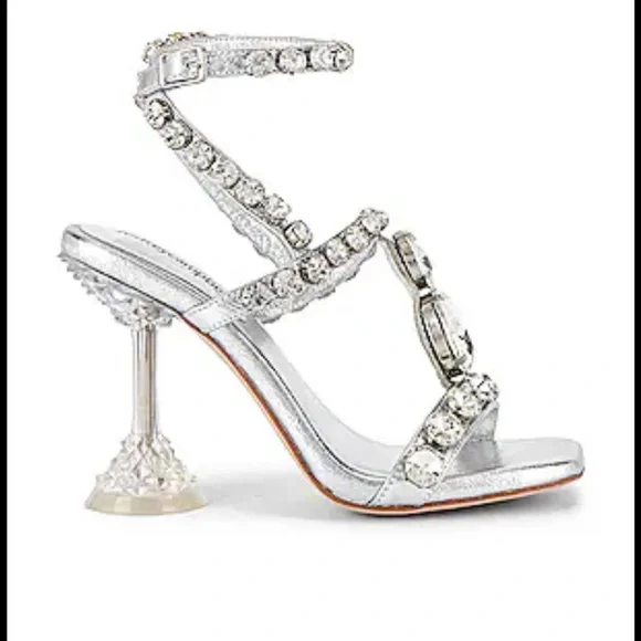 Anastas Heel in Silver JEFFREY CAMPBELL - Picture 3 of 7